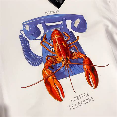Lobster Telephone Oversized Tshirt – The Forbidden Fruit India