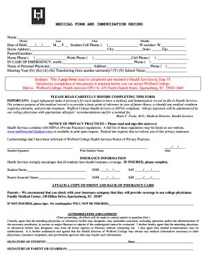 18 Printable Immunization Card Template Forms - Fillable Samples in PDF ...