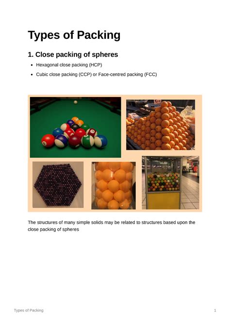 Image result for Unstructured Packing Types