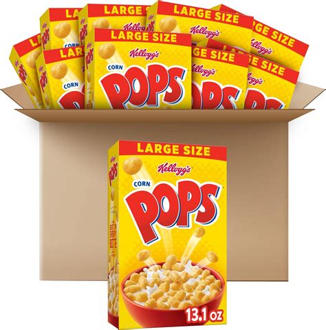 Amazon.com: Kellogg's Corn Pops, Breakfast Cereal, Original, Excellent ...
