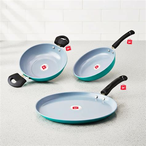 Buy LAZYwindow Elite 3-Piece Nonstick Healthy Combo Set, Fry Pan, Big ...