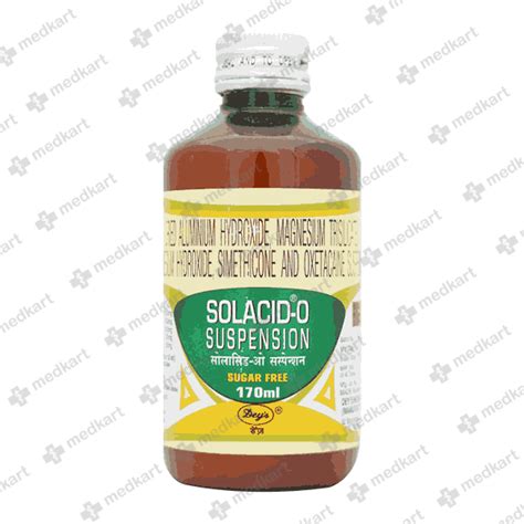 SOLACID SUSPENSION 170 ML, Price, Composition & Generic Alternatives ...