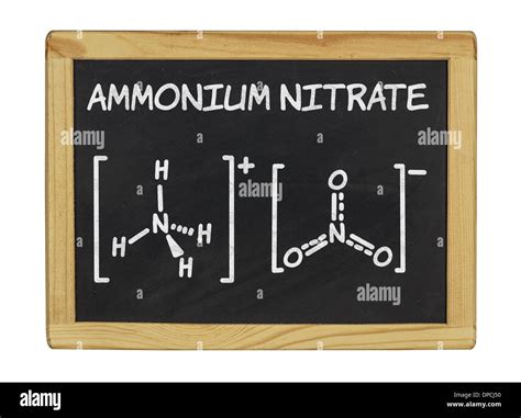 chemical formula of ammonium nitrate Stock Photo - Alamy