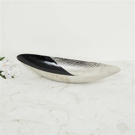 Buy Be Bold Textured - Metal - Dual finish Platter : 48 cm L x 16 cm W ...