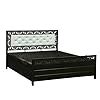 Royal Interiors Carbin Metal Queen Size Bed With Storage | Wrought Iron ...