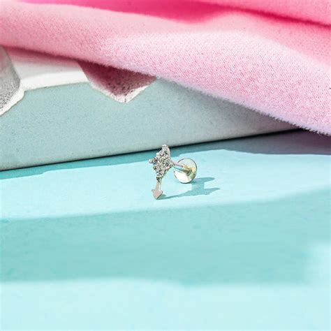 Silver Arrow Nose Pin – Touch925