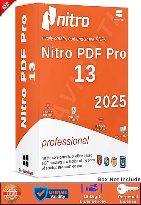 Nitro PDF Pro 13 | Latest 2025 Edition v13 | All-In-One PDF Editor ...