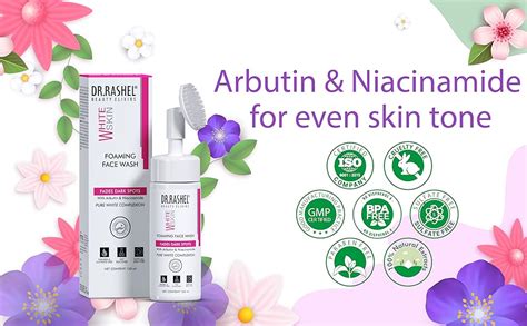 Dr.Rashel White Skin Foaming Face Wash For Fades Dark Spots With With ...