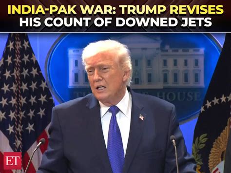 '10 fighter jets were shot down...': Trump revises his count of downed ...