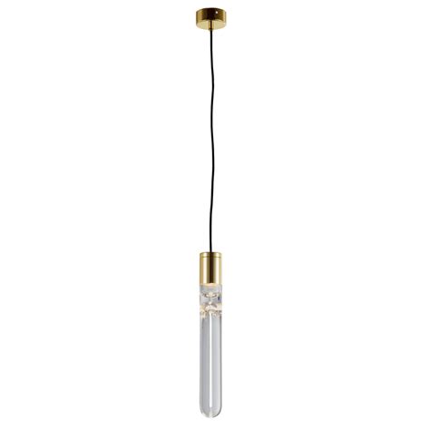 Shop VertiGlow Slim LED Gold Pendant Light | Hybec Deco