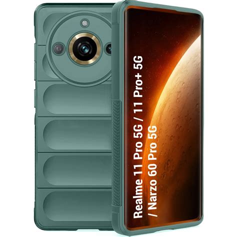 TheGiftKart Liquid Silicon Back Cover Case Compatible with Realme 11 ...