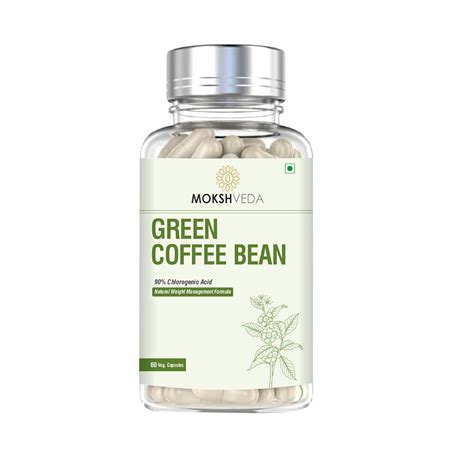 MOKSHVEDA Green Coffee Bean Extract Capsules for Weight Loss and Fat ...