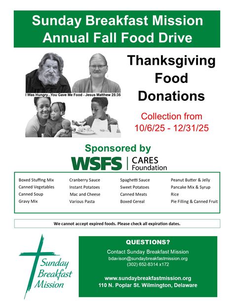 Sunday Breakfast Mission