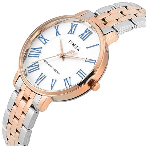 TIMEX - Buy Timex White Dial with Roman Numbers Women's Watch ...