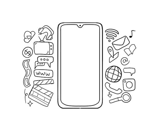Telefoon Tekening Afbeeldingen - Gratis downloaden op Freepik