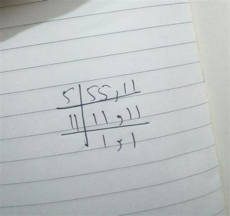 lcm of 55 and 11 slove - Brainly.in