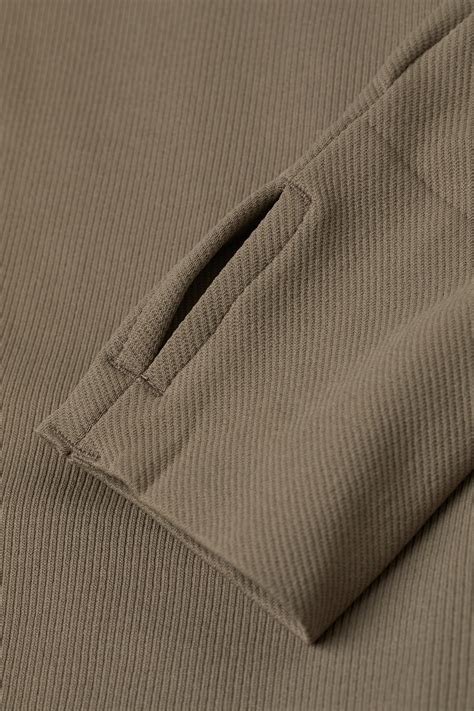 Seamless Ribbed sports top - Dark beige - Ladies | H&M IN