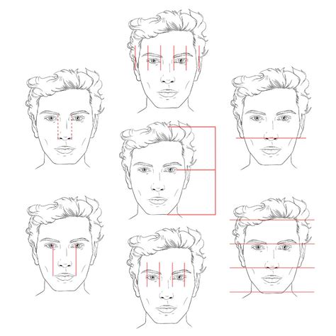 Image result for Face Proportion Tutorial