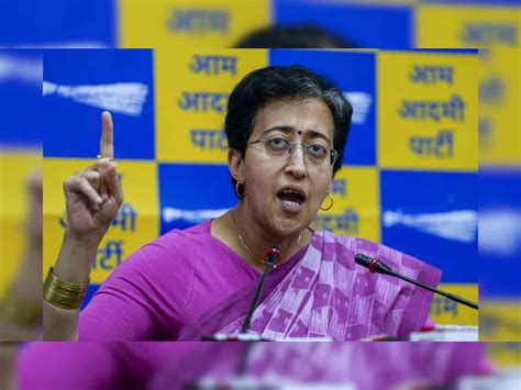 Minister Atishi Marlena orders probe into blue water supply in ...