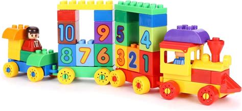 Buy Negi Play Blocks Number Train Set Online at Low Prices in India ...