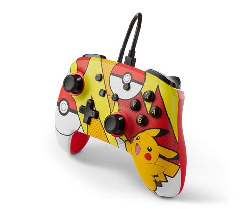 Buy Nintendo Switch Pikachu Pop Art Wired Enhanced Controller [power A ...
