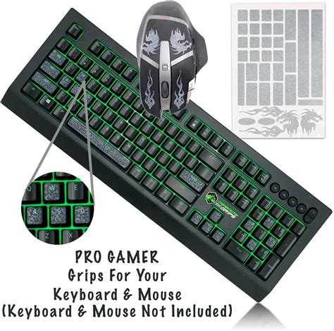 Buy Gaming Keyboard Grips Set for Backlit Keycaps Mechanical Keyboard ...