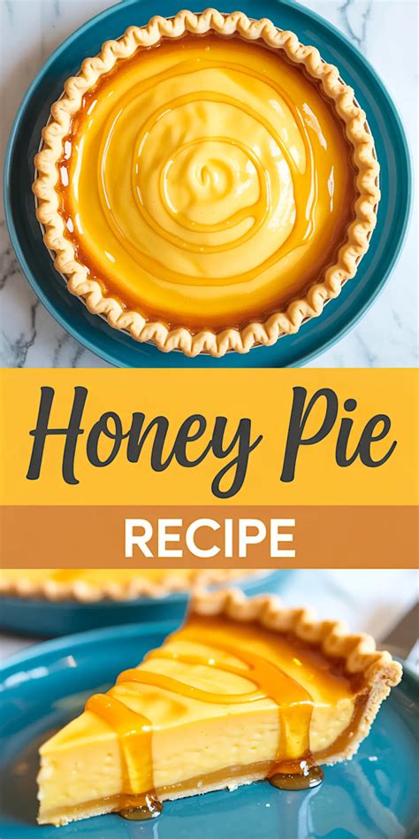 Honey Pie Recipe with Silky Custard and Delicate Glaze - Emma's Cake Studio