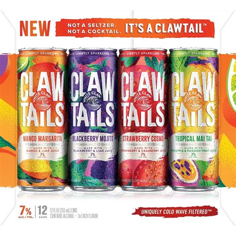 White Claw Claw Tails Variety 12 pk Cans - Shop Malt beverages ...