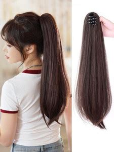 Pinaka Wig Natural looking Scale Ponytail Extension Full Head Highlight ...