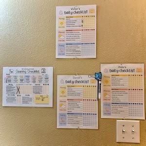 Buy Printable Before School Checklist, Morning Reminders for Kids ...