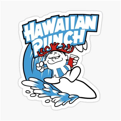 "Hawaiian Punch" Sticker for Sale by Vanquish718 | Redbubble