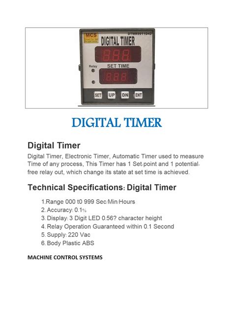 Image result for How to Program Digital Timer Dts100b