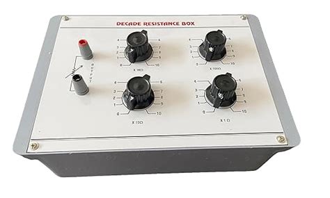 RG - Decade Resistance Box 1 to 10000 Ohms, 4 Dials : Amazon.in ...