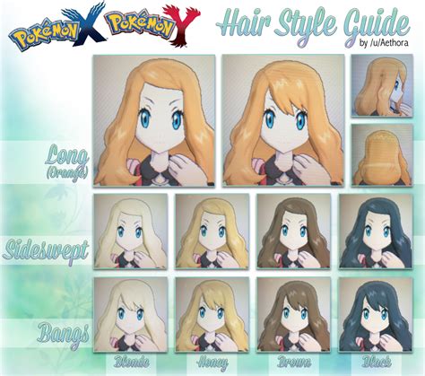 Hairstyles In Pokemon X - Fade Haircut Styles