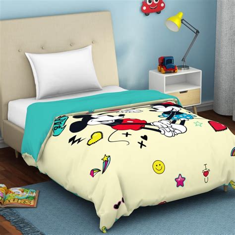 Buy SPACES Disney Mickey-Multicolour Single Bed Dohar-150x220cm from ...