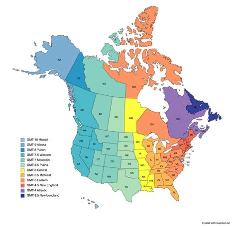Where Are The Time Zones In North America at Ivan Flores blog