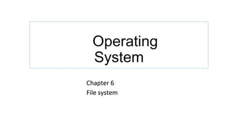 Operating System File System 的图像结果