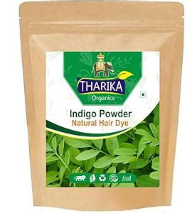 Buy Tharika Organics Indigo Powder For Hair Black Colour, 950gm ...