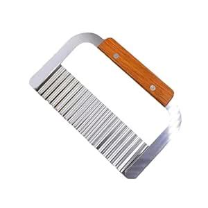 Simois Potato Crinkle Cutter Stainless Steel Blade French Fry Slicer ...