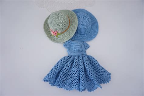 Doll Crochet Straw Hat Pattern Tutorial 的图像结果