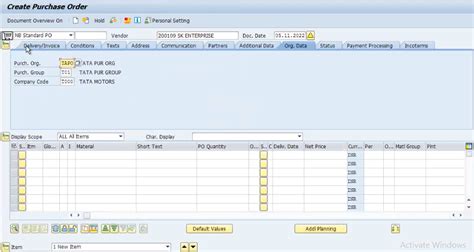 Image result for Creating Purchase Order in SAP
