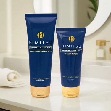 Premium Vegan Indian Skincare | Night Serum & Sleep Mask - Himitsu ...