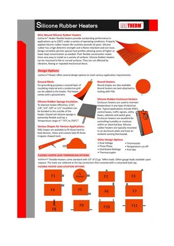 Flexible Heaters - Silicone Rubber Heaters Manufacturer from Hyderabad