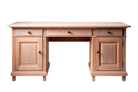 A Classic Wooden Desk With Elegant Details Ready For Work Or Study on ...