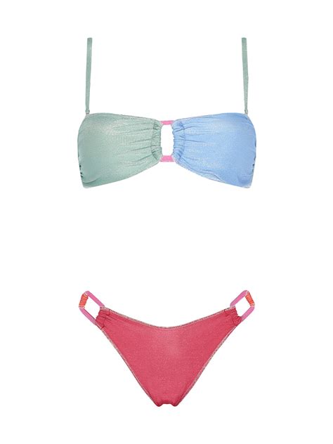 Capittana: Luciana Multicolor Shiny Bikini (C1041T-C1041B) – Swimwear World