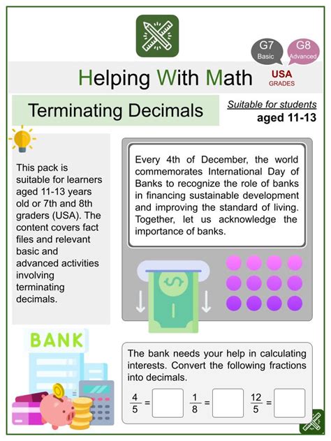 Image result for Terminating Decimal Examples
