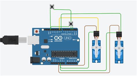 Image result for Ho Switches Servos Controller with Arduino Push Button
