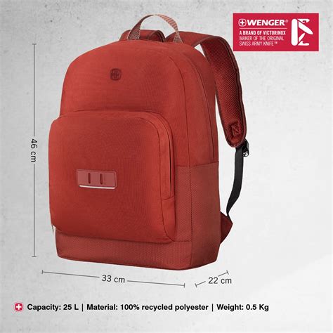Wenger, Next 23 Crango, 16 Inches Laptop Backpack, 27 liters, Lava Bus