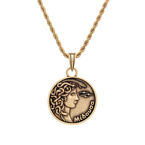 Little Rooms Medusa Coin Necklace