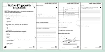 Transport and trade - Grade 8 - Geography - South Africa